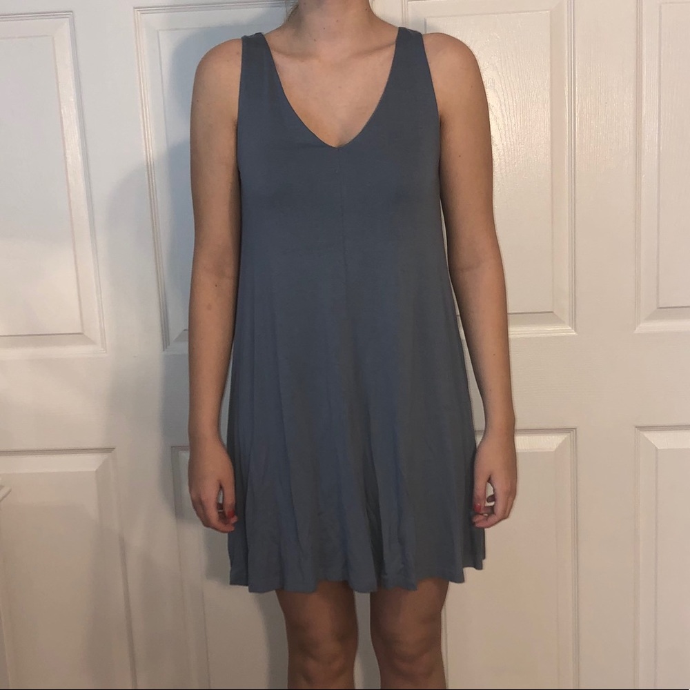 Basic Grey-Blue Dress